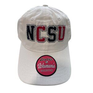 Zephyr North Carolina State University Baseball Cap One Size White Outdoor NEW